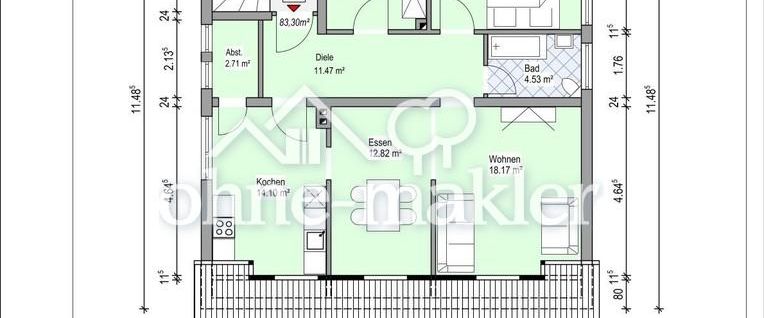Zentrale 3-Zimmer Wohnung in Bendorf - Foto 1