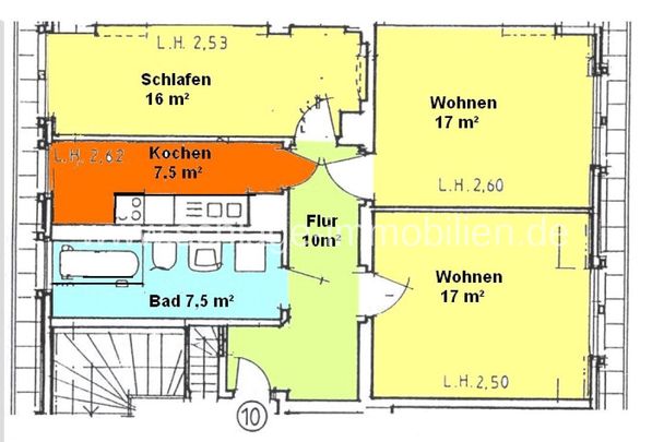 ***DRESDEN-TRACHENBERGE*** Sonnige 3-Zimmer-Wohnung mit EBK und Stellplatz. - Foto 1