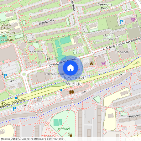 ul. Obrońców Wybrzeża, Przymorze Wielkie, Gdańsk, pomorskie