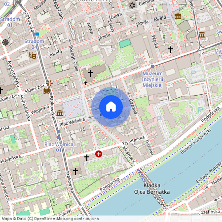 ul. Bocheńska, Kazimierz, Stare Miasto, Kraków, małopolskie