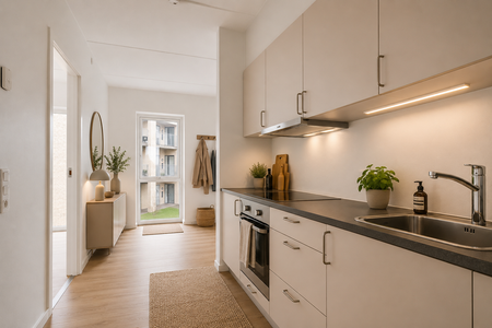 Nyere lys lejebolig i det sydlige Aarhus - perfekt til den studerende, enlig eller parret. - Foto 2
