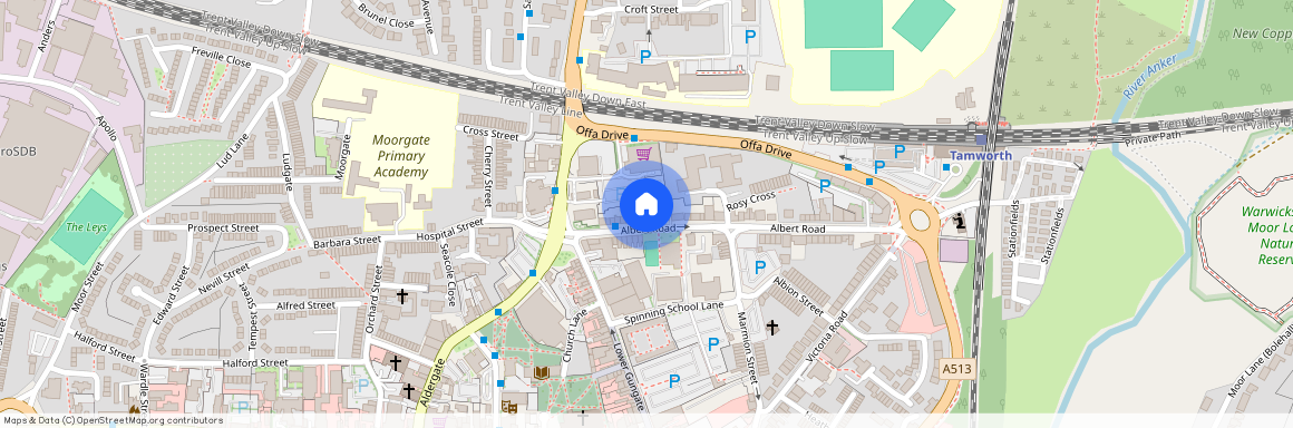 Albert Road, Tamworth, B79