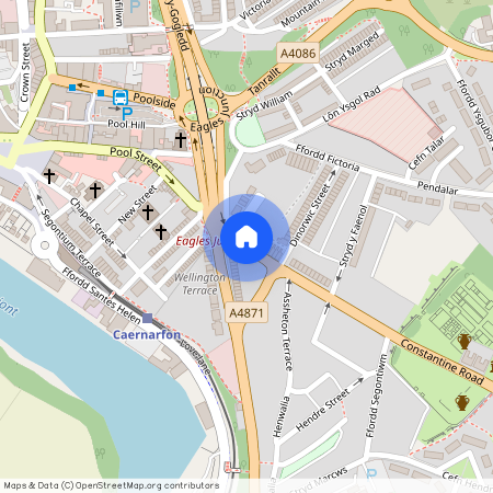 Tithebarn Street, Caernarfon, Gwynedd, LL55