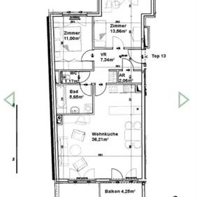 Moderne 3-Zimmer-Wohnung mit Balkon - Photo 3