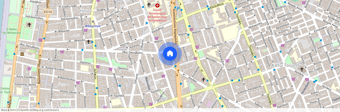 Λυσάνδρου 7, 546 42 Θεσσαλονίκη, Ανάληψη - Μπότσαρη (Ανάληψη - Μπότσαρη - Νέα Παραλία)