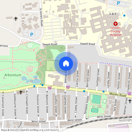 Milman Road Lincolnshire, Lincoln LN2