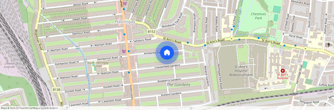 74B, TFF Kimberley Gardens, Manor House