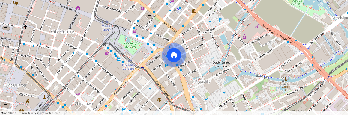 Piccadilly, Manchester, Greater Manchester, M1 2BU