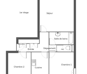 Location Appartement 3 pièces Meublé 69m² QUIMPER 29000 - Photo 6