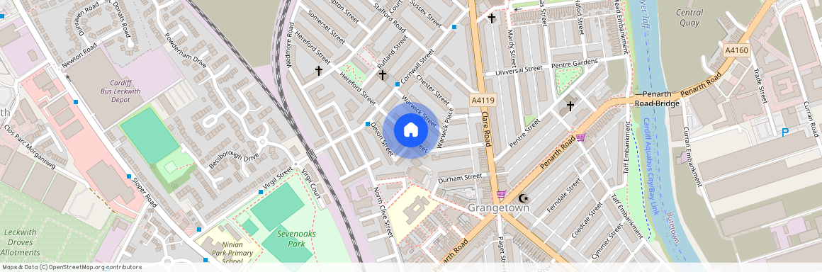 CF11 6PS Grangetown, Wales, Cardiff