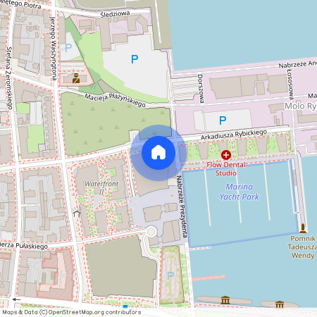 ul. A. Hryniewickiego, Śródmieście, Gdynia, pomorskie