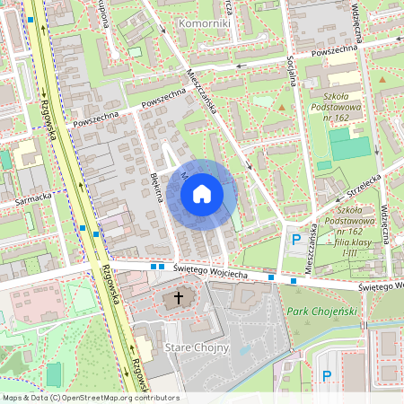 ul. Maciejowicka, Stare Chojny, Górna, Łódź, łódzkie