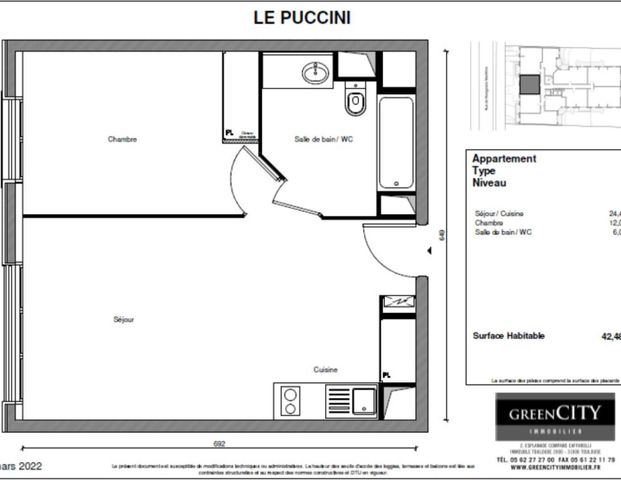 location Appartement T2 DE 42.48m² À CHAMPIGNY SUR MARNE - Photo 1