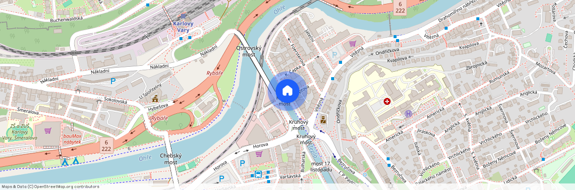 nábřeží Jana Palacha, Karlovy Vary