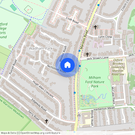 Nicholson Road, Oxford, Marston