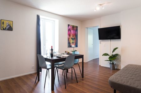 Grosszügiges möbliertes 2 Zimmer-Apartment mit Balkon in Zürich-Altstetten - Photo 2
