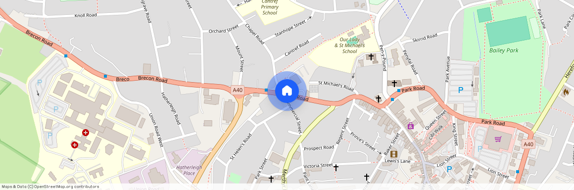 Brecon Road, Abergavenny, NP7