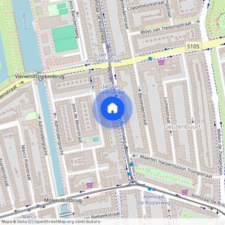 Admiraal De Ruijterweg, 133, Noord-Holland, Amsterdam, 1056 EX