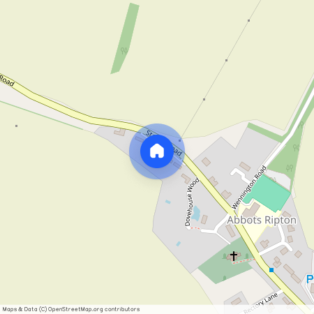 Station Road, Abbots Ripton