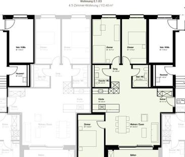 4.5 Zimmer, 113 m² - Foto 4