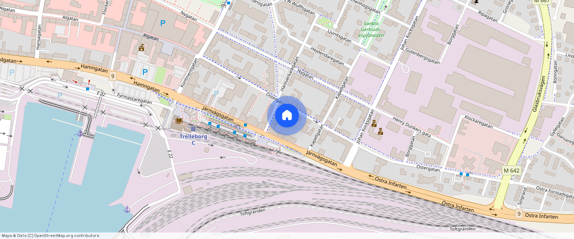 Trelleborg, Skåne, Östergatan 24