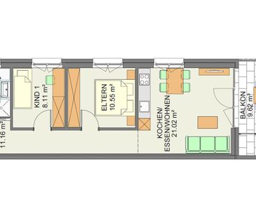 3-Zi-Wohnung mit Balkon in Altach zu vermieten! - Photo 6