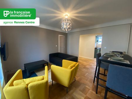 Appartement de type 4 – Meublé – 65m2 – Rénové à neuf – Rennes – Centre Ville – Boulevard de Verdun - Photo 3