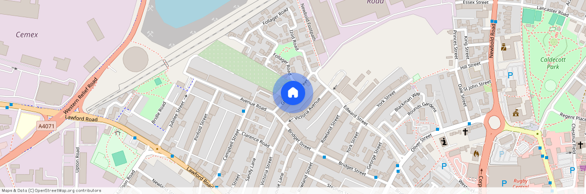 Gladstone Street, Rugby