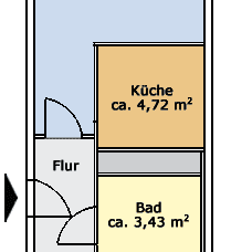 2-Raum-Wohnung in Chemnitz Kappel - Foto 1