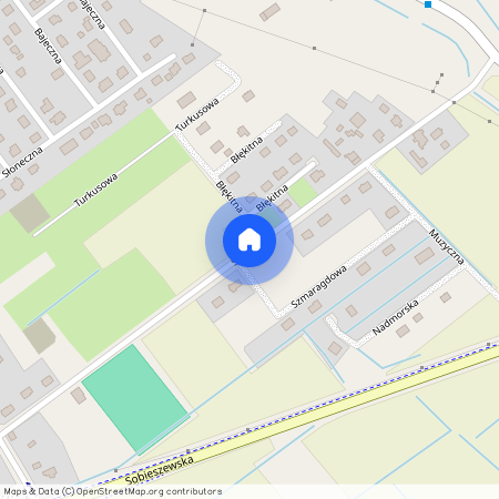 ul. Sportowa, Wiślinka, Pruszcz Gdański, gdański, pomorskie, Suchy Dąb