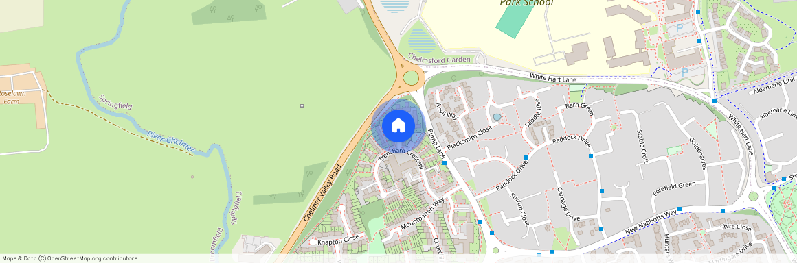 Wavell Close, Springfield, Chelmsford, CM1