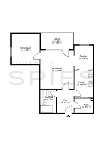 Wohlfühlen in Oberneuland: Helle 2-Zimmer-Wohnung mit Loggia - Foto 3
