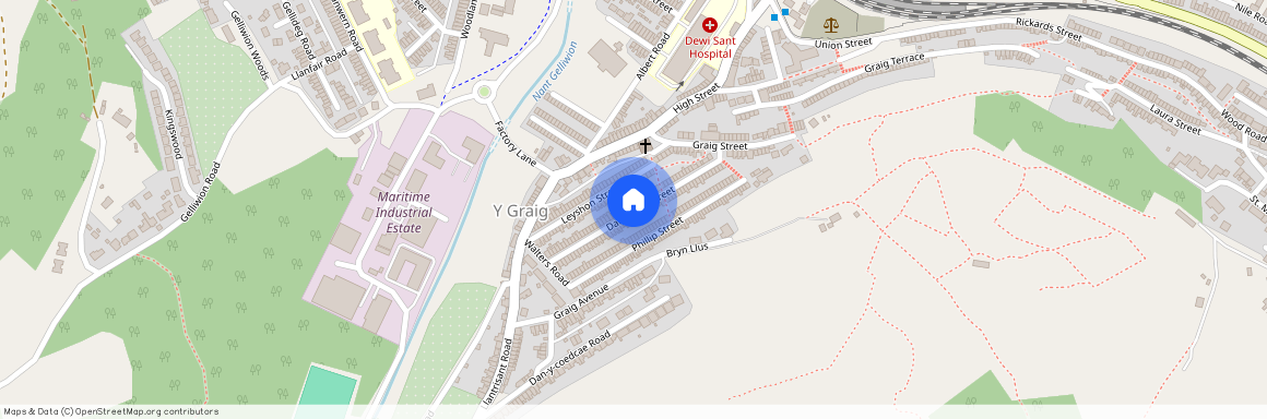 Danygraig Street, Pontypridd CF37