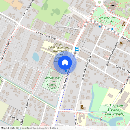 Aleja Jana Pawła II, Radzymin, Radzymin, wołomiński, mazowieckie