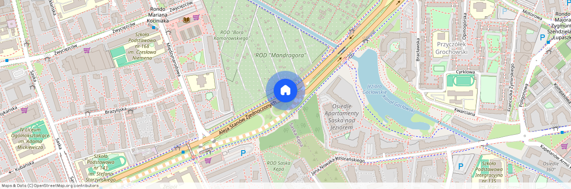 al. Aleja Stanów Zjednoczonych, Grochów, Praga-Południe, Warszawa, mazowieckie