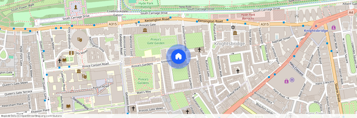 Ennismore Gardens, SW7, London