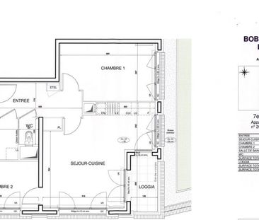 location Appartement T3 DE 61.6m² À BOBIGNY - Photo 1