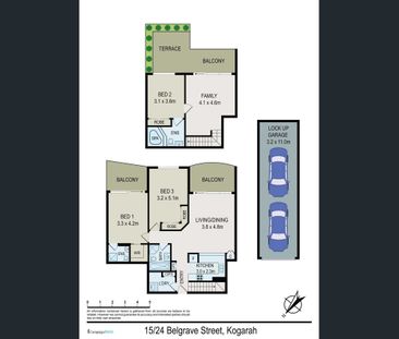 Spacious split level penthouse apartment in Kogarah CBD - Photo 2