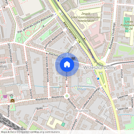 ul. Aldony, Wrzeszcz Dolny, Gdańsk, pomorskie