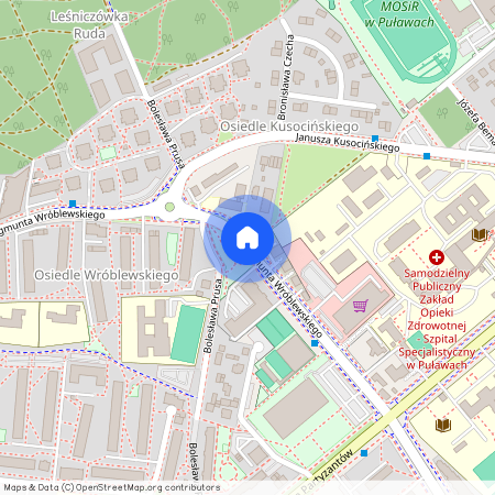 ul. Zygmunta Wróblewskiego, Puławy, puławski, lubelskie