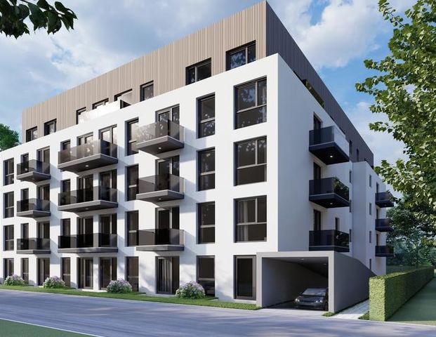 Bester Energiestandard! Moderne 1-Zi-Wohnung mit Balkon und Küche - KFW 40 NH - Foto 1