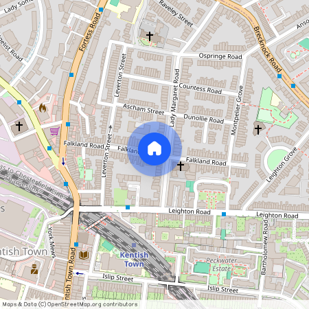 Falkland Road, Kentish Town, NW5, London