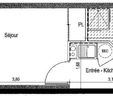 Appartement 1 pièce - - Photo 2