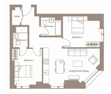 2 Bed Flat, Victoria Riverside, M4 - Photo 2