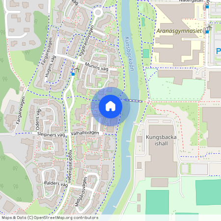 Kolla Parkstad, Kungsbacka, Halland, Valhallsvägen 9