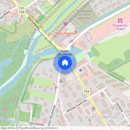 ul. Józefa Piłsudskiego, Konstancin-Jeziorna, Konstancin-Jeziorna, piaseczyński, mazowieckie