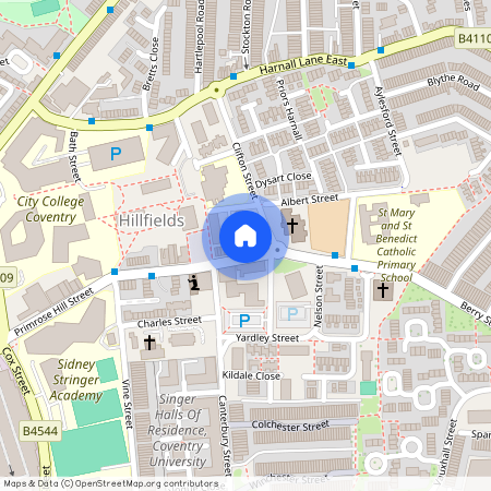 CV1 5AY, Hillfields