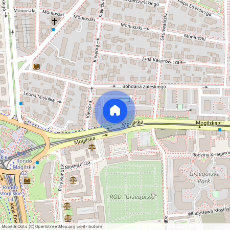 Mogilska 44, Osiedle Oficerskie, Grzegórzki, Kraków, małopolskie