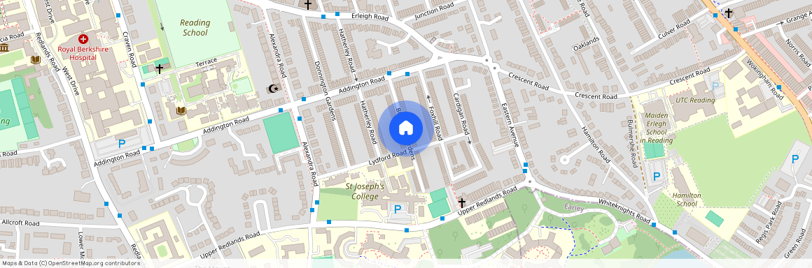 Blenheim Gardens, Reading, RG1