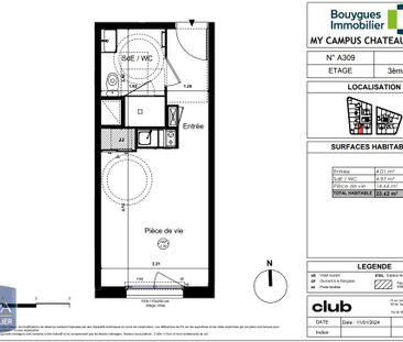 Location Appartement 1 pièce 23m² RENNES 35000 - Photo 1